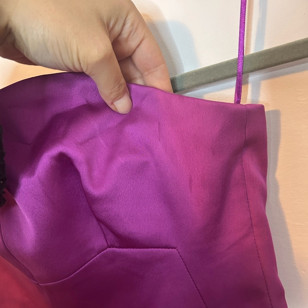 Keepsake The Label Let’s Go Layered Satin Romper - image 5